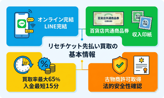 リセチケット先払い買取は安全?基本情報を解説