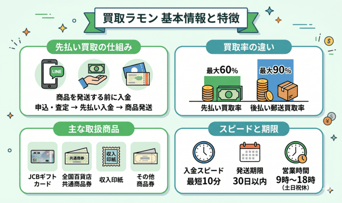 買取ラモン 先払い買取の基本情報と特徴