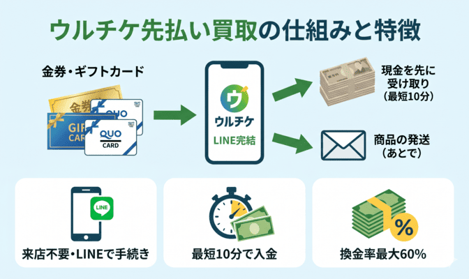 ウルチケ先払い買取とはどんなサービスか