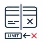 クレジットカードは限度額で使えない